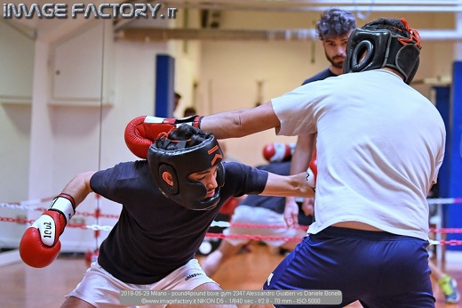 2019-05-29 Milano - pound4pound boxe gym 2347 Alessandro Guatieri vs Daniele Bonelli